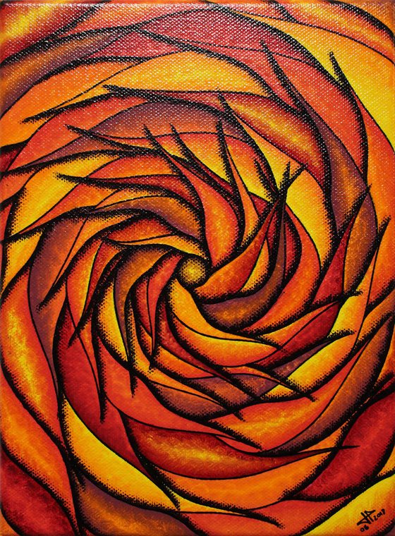 Colorful spirals serie 2