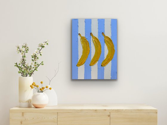 Three bananas