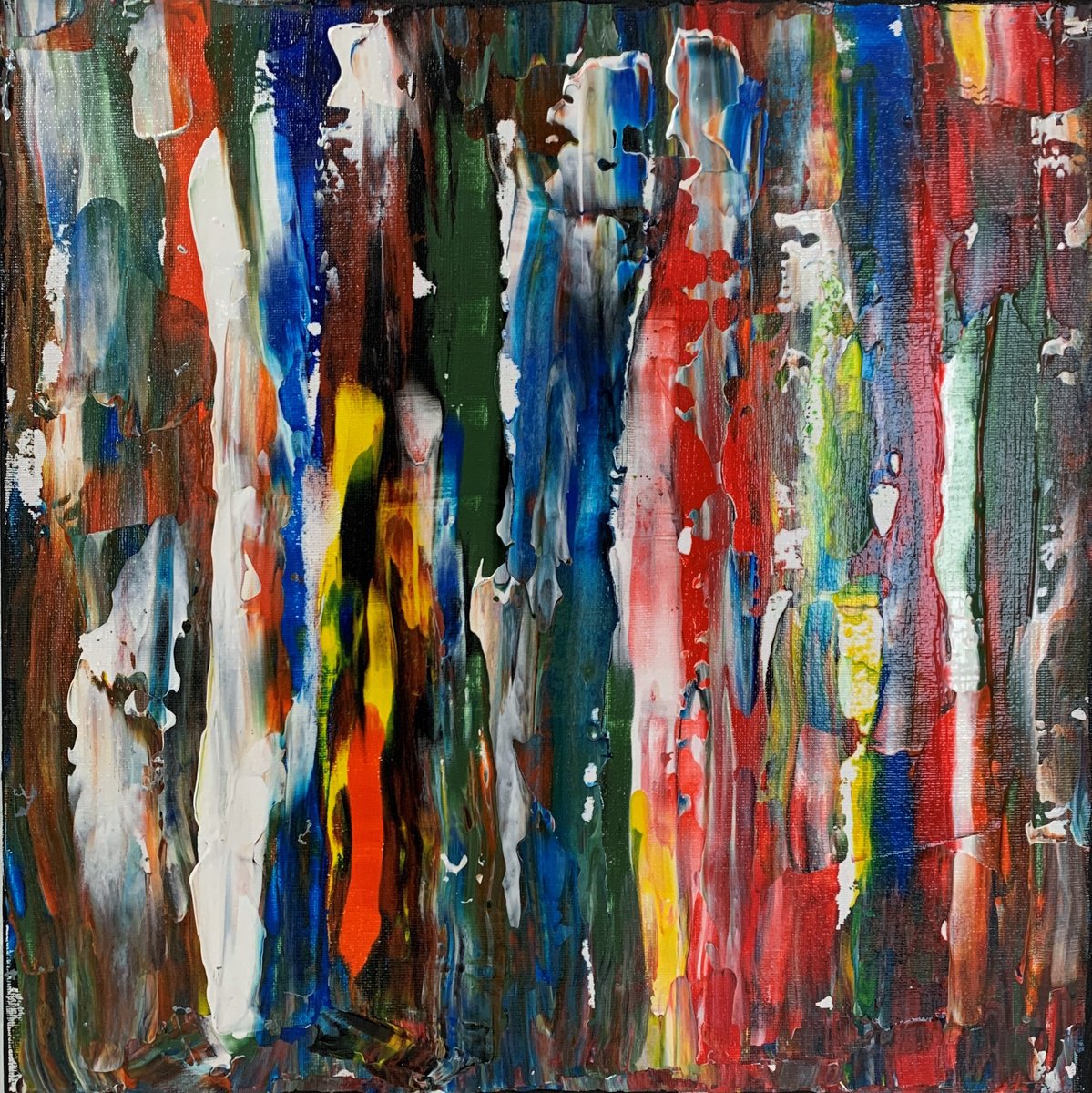 Abstract Painting. By Vita Schagen, 16 X 16, Artwork For Sale On Artfinder