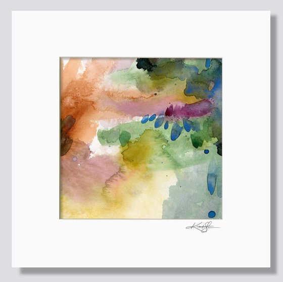 Autumn Poetry 3 - Abstract Zen Painting by Kathy Morton Stanion