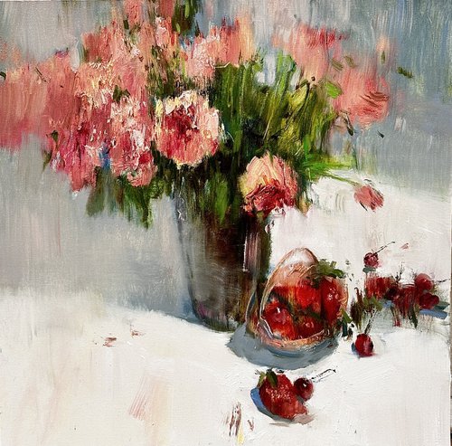 Red bouquet by Dmitrii Ermolov