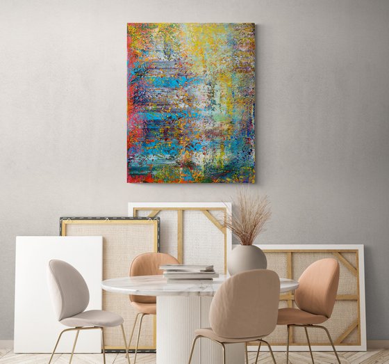 "The Shine" - Original abstract painting Abstract oil painting Canvas art