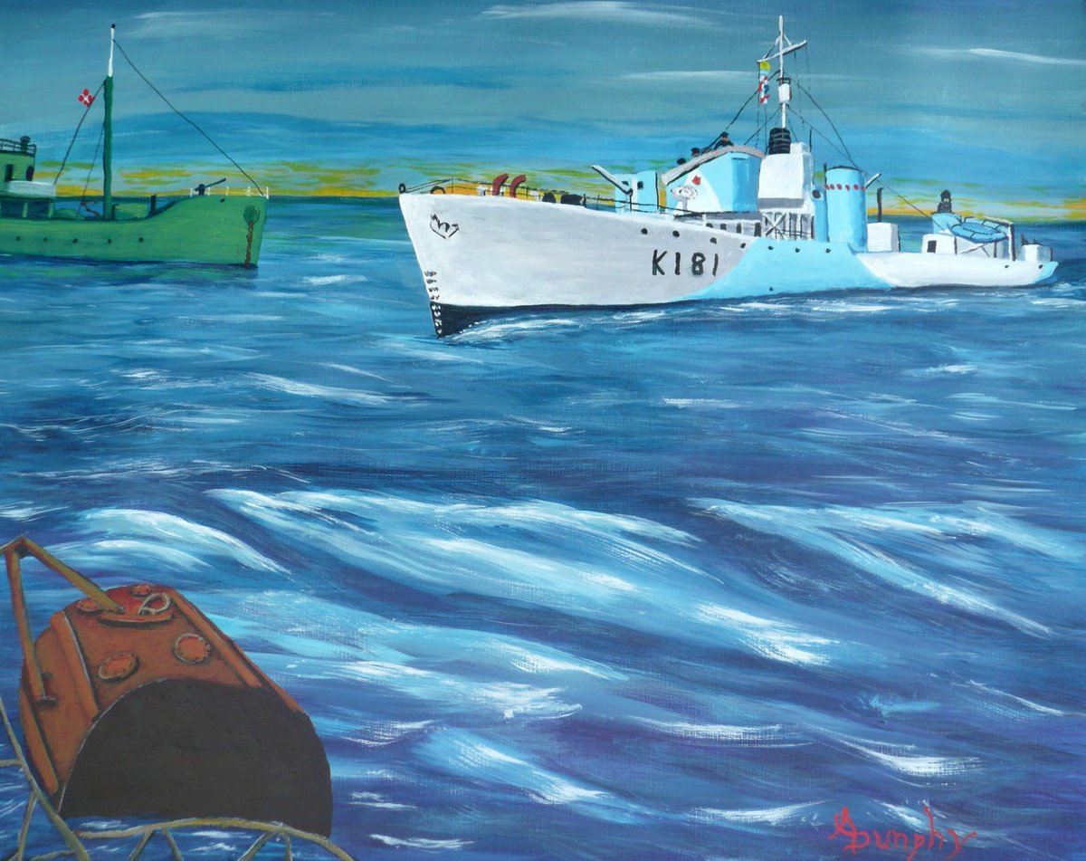 Sackville Exiting Harbor by Dunphy Fine Art