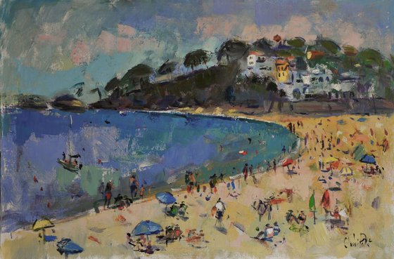 The Beach at Llafranc.