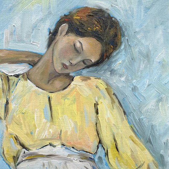 Woman in a Yellow Blouse