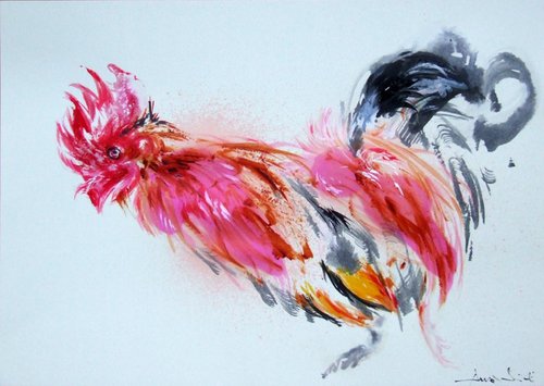 Rooster I by Anna Sidi-Yacoub
