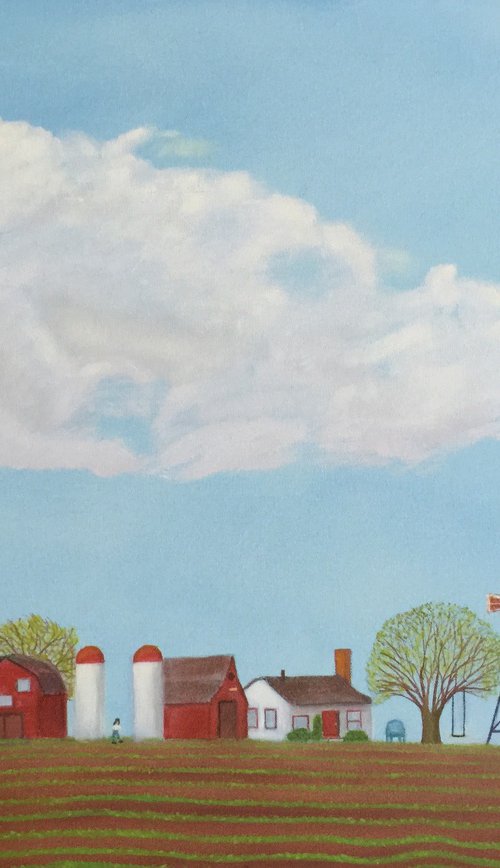 FARM #2 SPRING by Leslie Dannenberg