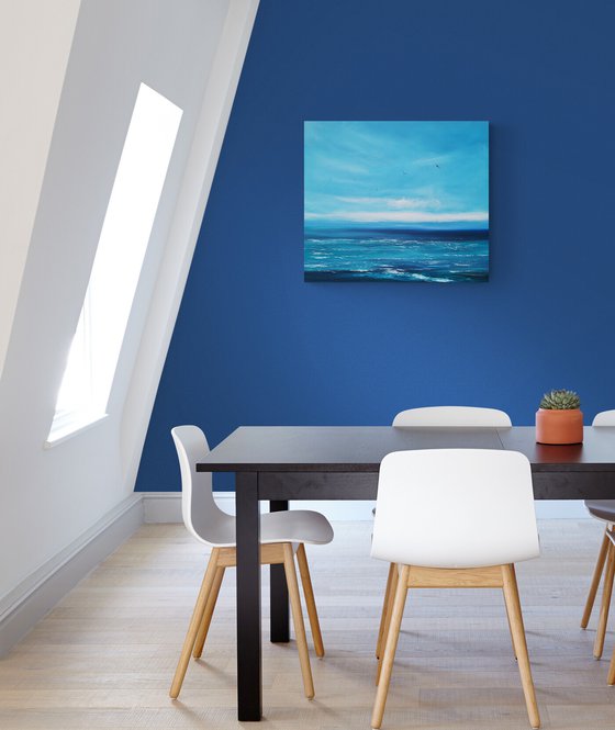 Only Blue - seascape, emotional, panoramic