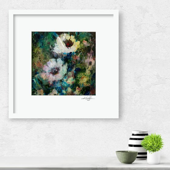 Floral Delight 45 - Textured Floral Abstract Painting by Kathy Morton Stanion