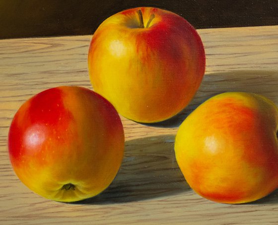 Three Apples. Still Life/12