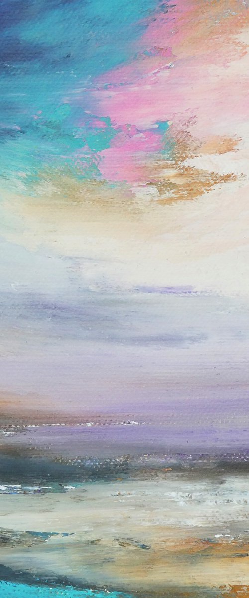 Pink Dawn Landscape by oconnart
