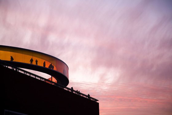 ARoS at sunset, Aarhus, Denmark