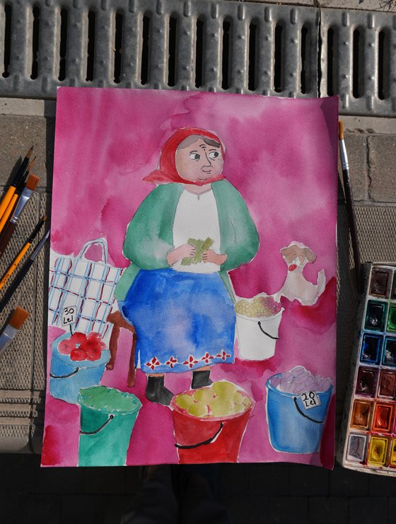 Market Day — Study