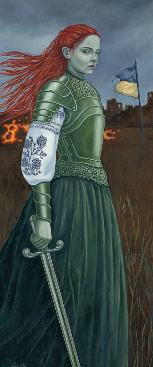 Ukrainian Joan of Arc by Lu Sakhno