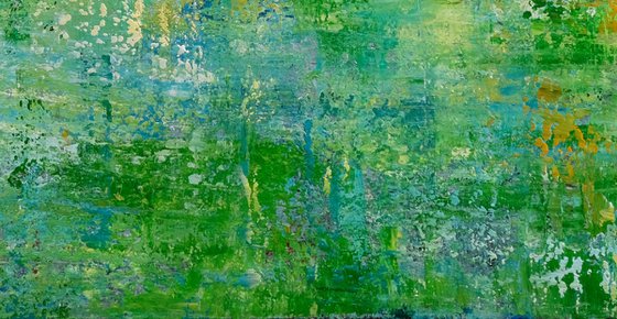 Green Abstract Composition