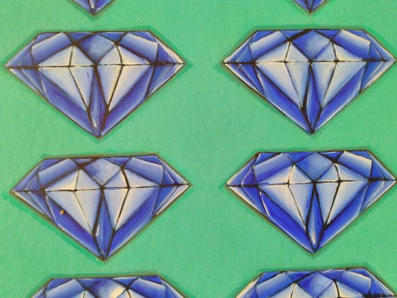 Diamonds (blue)