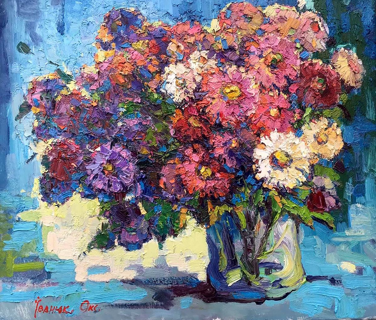 Morning Bouquet Of Flowers By Kalenyuk Alex, 24 X 28, Artwork For Sale On Artfinder