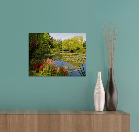Le jardin d'eau en été