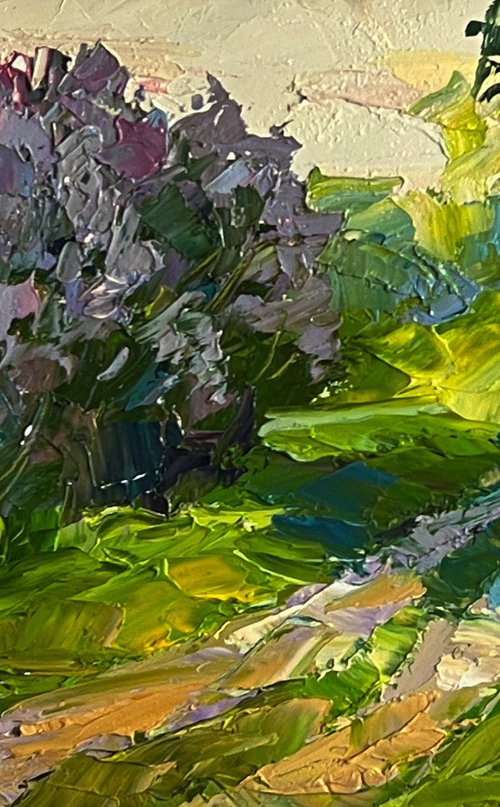 Flowers along the Road by Boris Serdyuk