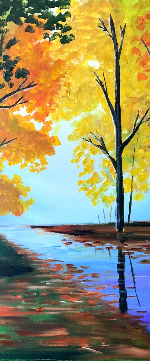 Tree Reflections by Aisha Haider