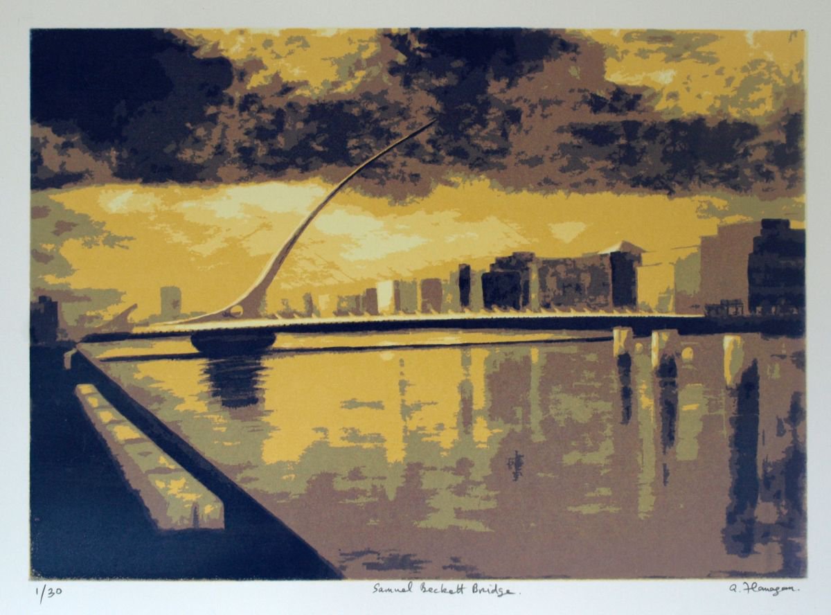 Samuel Beckett Bridge by Aidan Flanagan Irish Landscapes