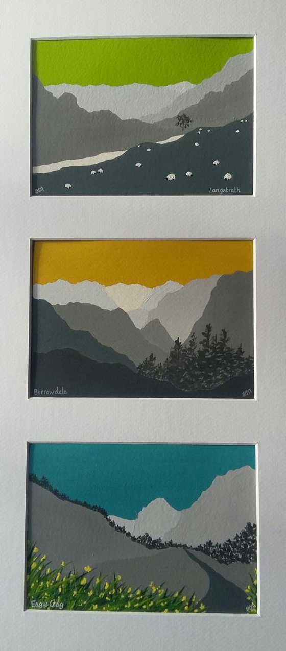 Scenes from Borrowdale, (Framed) The Lake District