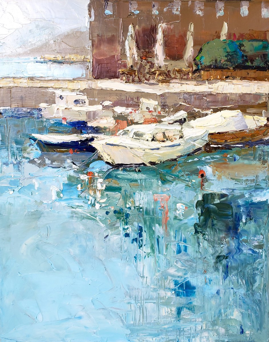 Boats. Morning. by Irina Alexandrina