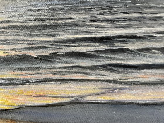 Ocean Sunset Wings of Freedom