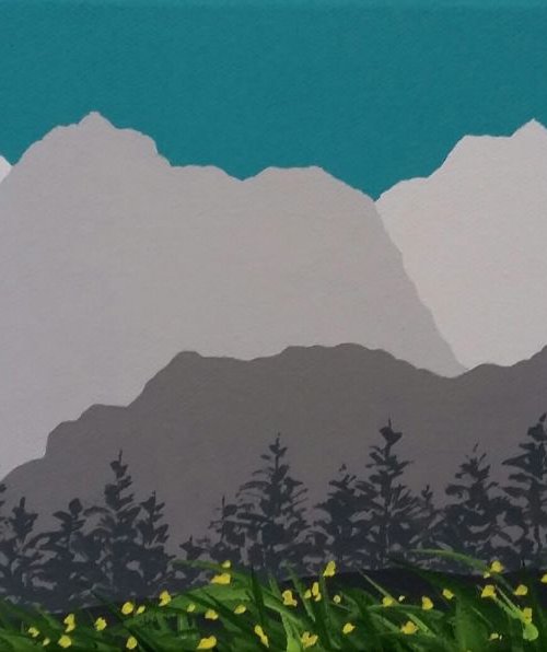 Langdale Pikes, The Lake District by Sam Martin