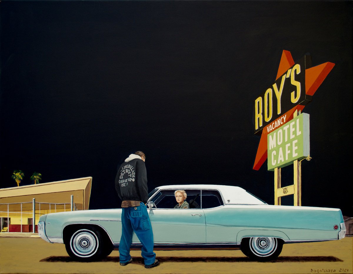 Photorealistic Portrait Acrylic Painting By Nataliya Bagatskaya, 35 X 30", Do You Know?.., Original Artwork