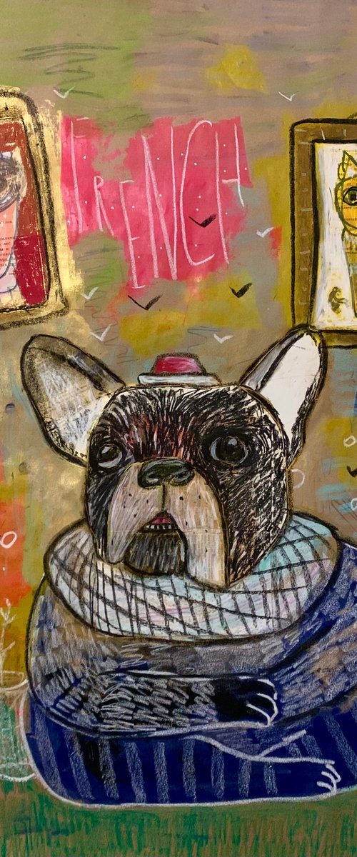 French bulldog in someone else’s apartment by Pavel Kuragin