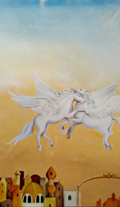 Golden city by Anna Rita Angiolelli