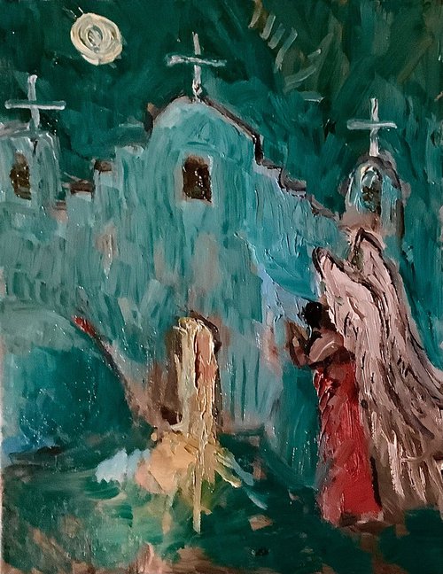 The blessing of Santa Maria by Angus  MacDonald