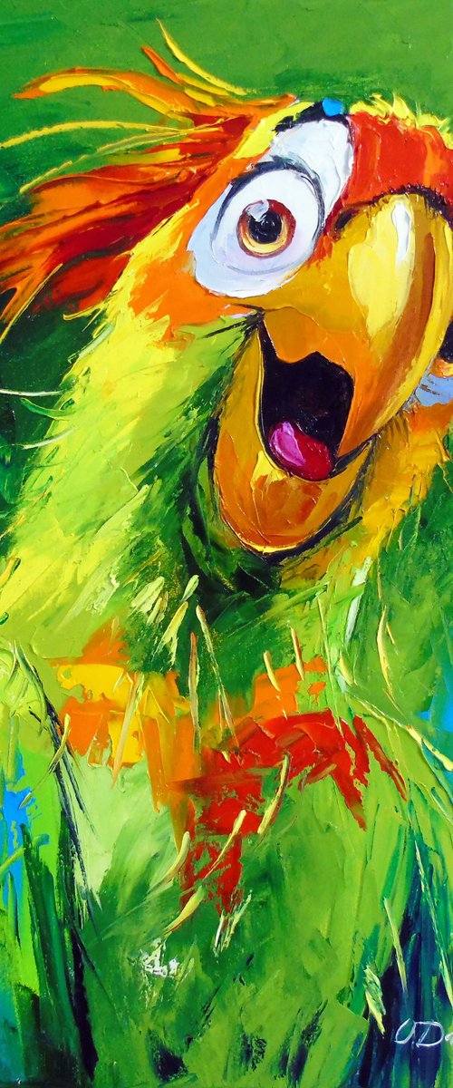 Parrot Surprise by Olha Darchuk