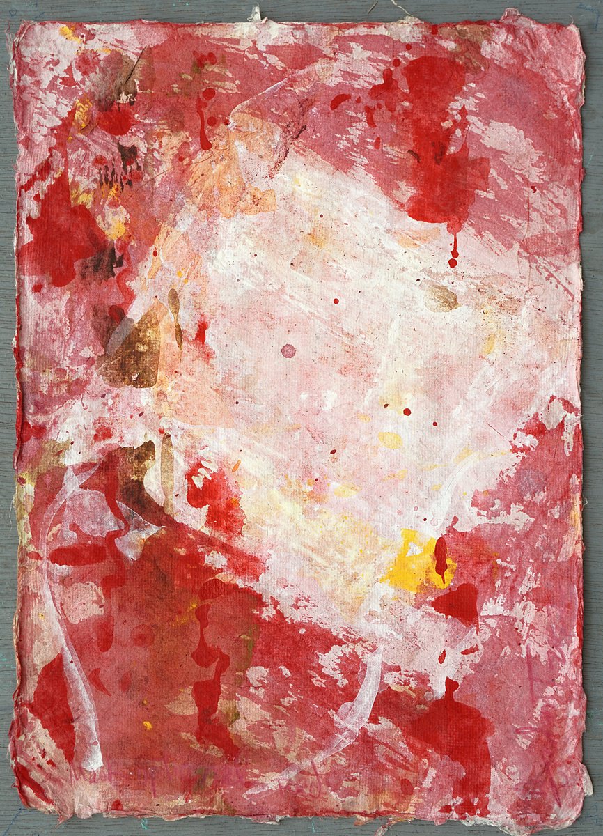 Mask Optional Red By Gordon T., 10 X 13, Artwork For Sale On Artfinder