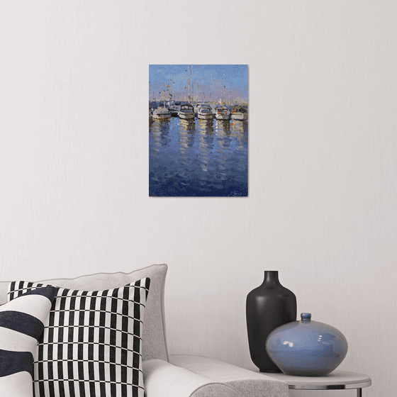 Yachts in the Harbor