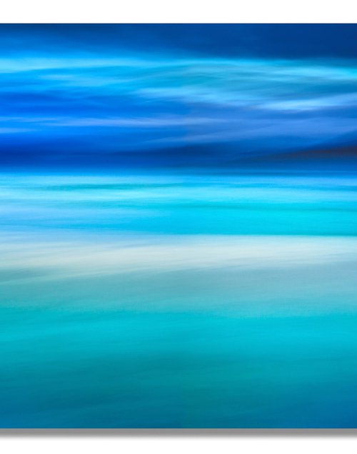 Huge Abstract Panorama - A Walk in the Waves II by Lynne Douglas