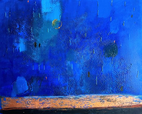 ''Symphony in Blue'' by Anna Silabrama