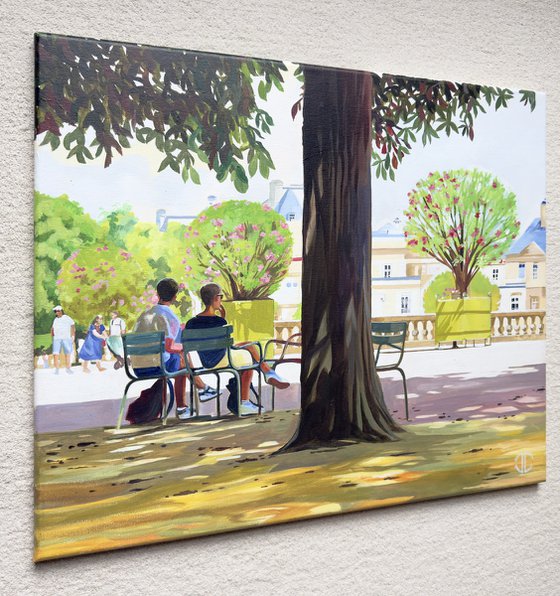 Summer Jardin Du Luxembourg Paris