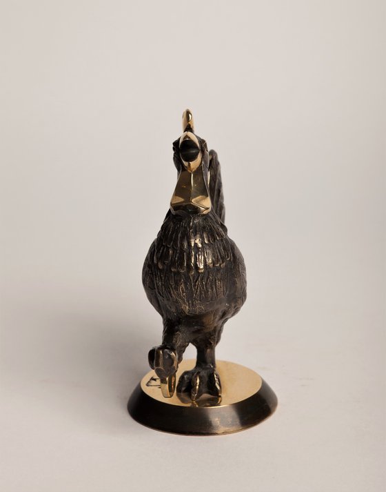 "Rooster" art deco sculpture