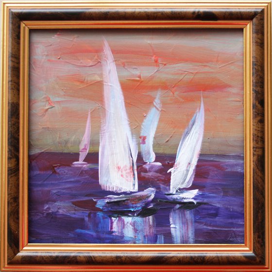 Regatta I / ORIGINAL PAINTING