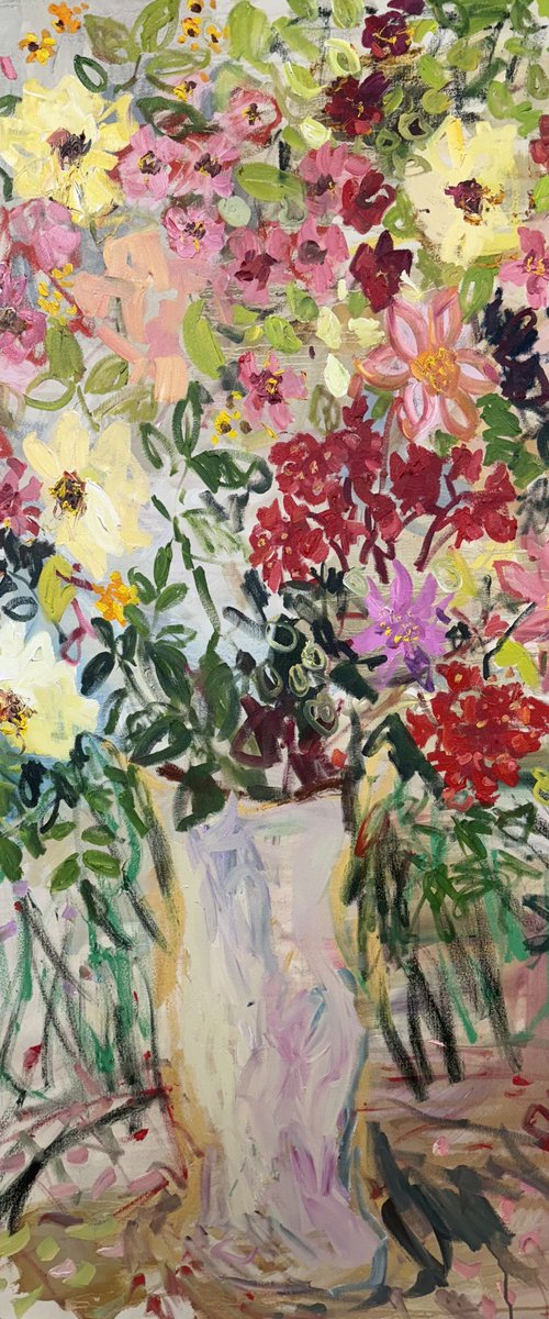 High summer flowers. by Lilia Orlova-Holmes
