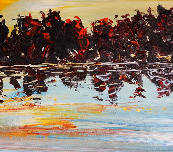 Romantic Evening Lake C 1