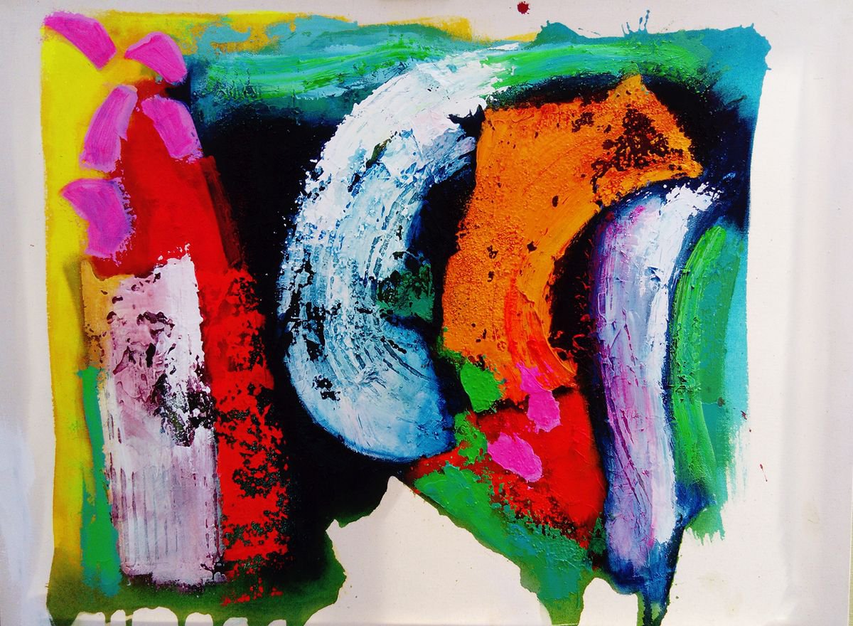  Larkspur By Frank Barnes, 40 X 30, Artwork For Sale On Artfinder