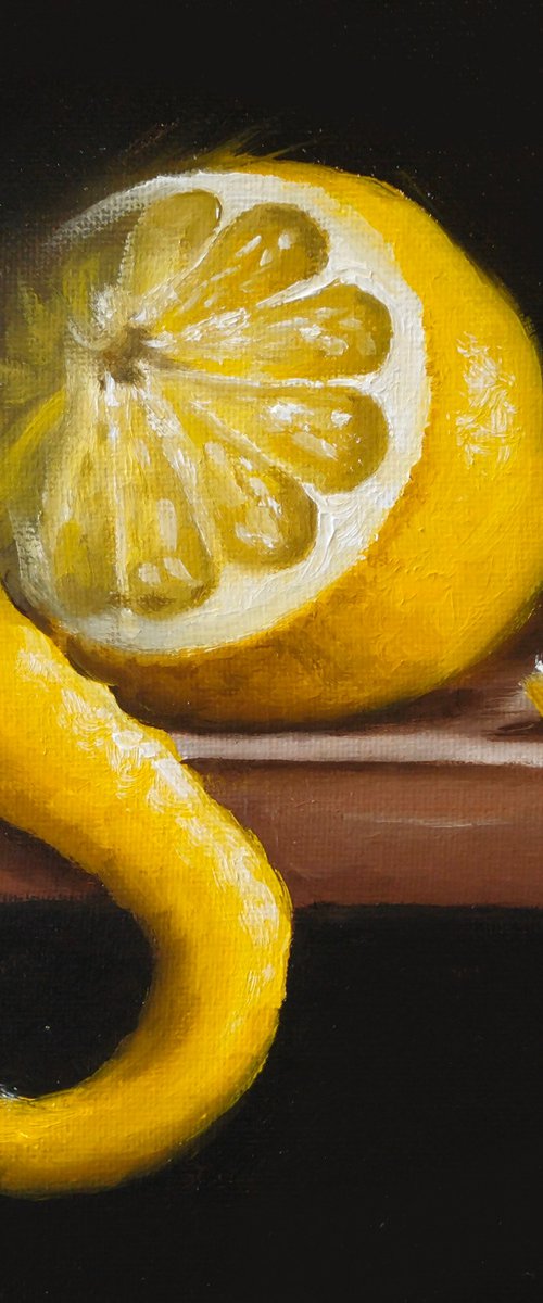 Peeled Lemon by Jane Palmer Art
