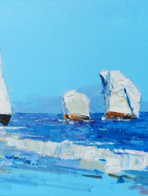 " Sea coast of Italy " by Yehor Dulin