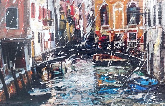 Venice in the Rain