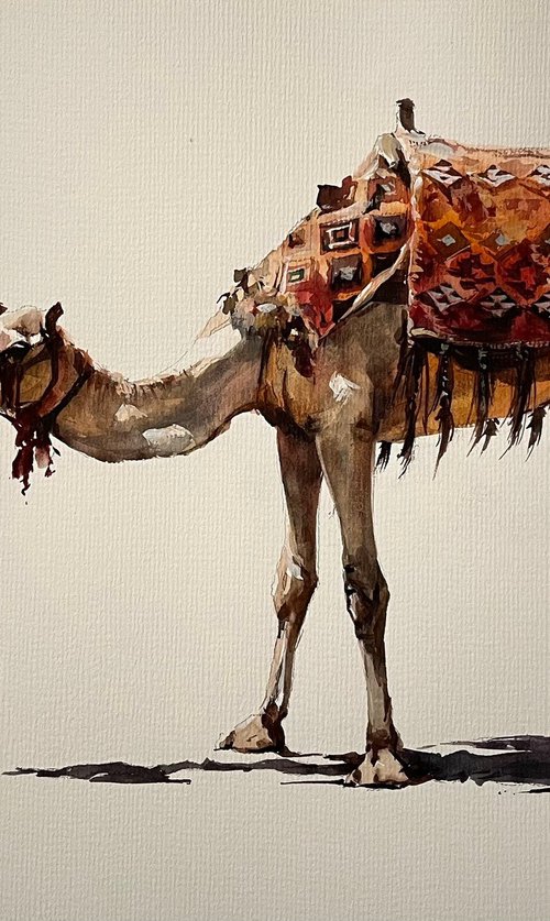 "Grace in Gold and Red" by Alisher Matchanov