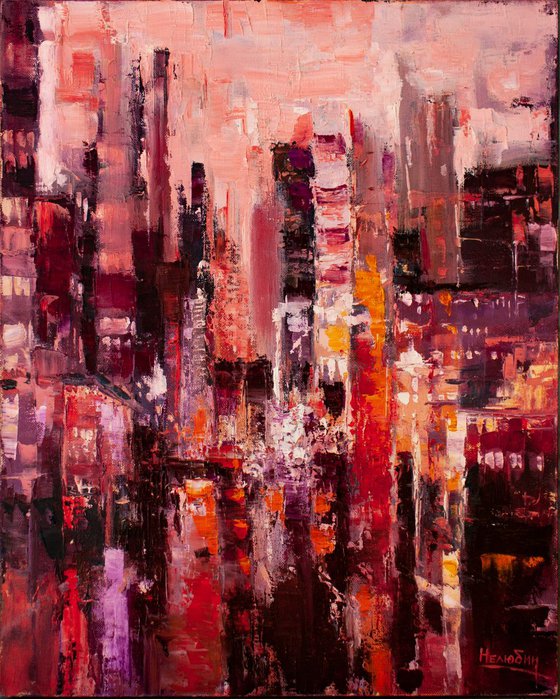 "City of Dreams" cityscape, abstraction