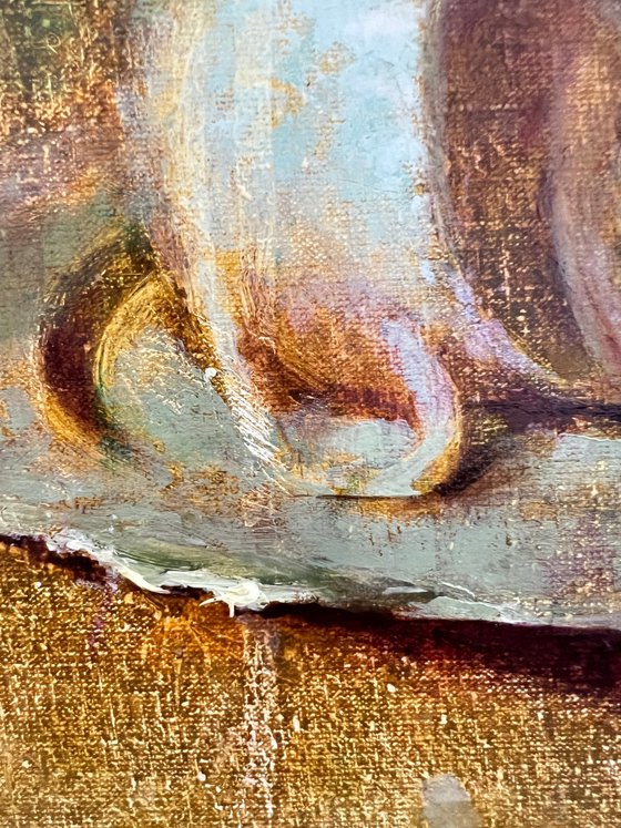 Porcelain Cups and Forks